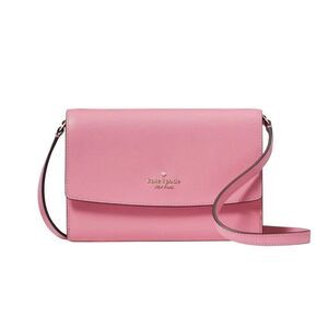 Kate Spade Perry Leather Crossbody Handbag Casual Purse Pink Blossom New